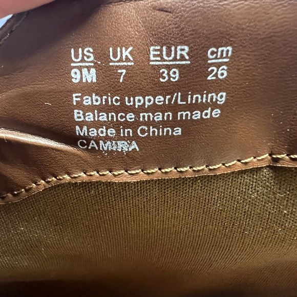 Carlos by‎ Carlos Santana Camira Brown Faux Suede Booties Ankle Boots Women's 9 - Picture 8 of 12